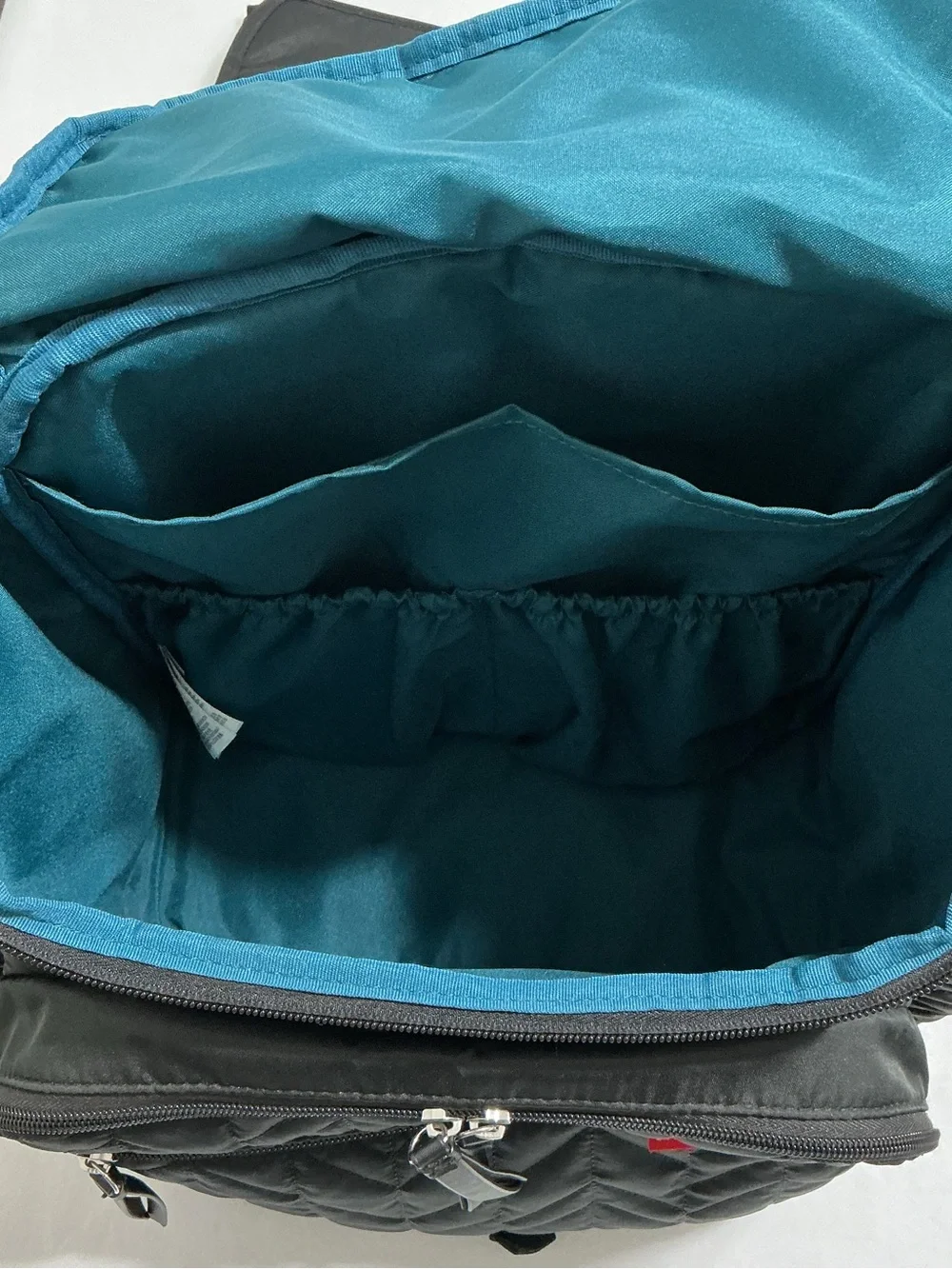 Skip Hop Black Quilted Diaper Bag Backpack With Changing Pad